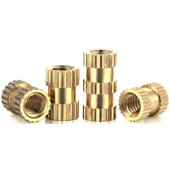 (120pcs) Injection Copper nut M3x7mmx4.2mm .
