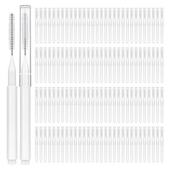 120pcs Interdental Brushes, Braces Brush Cleaner for Teeth Cleaning Tools Spiral Dental Efficient Oral Care B