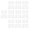 120pcs Nail Swatch Sticks Transparent Nail Tips Art Display Chart for
