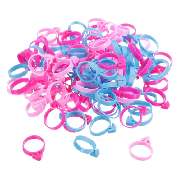 120pcs Pastry Bag Ties Icing Bag Ties Silicone Decoration Piping Bag Clips for Cupcakes Cookies