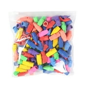 120pcs Pencil Top Erasers - Multicolor, Pencil Eraser Caps, Precise Erasing, Portable, Suitable for Students