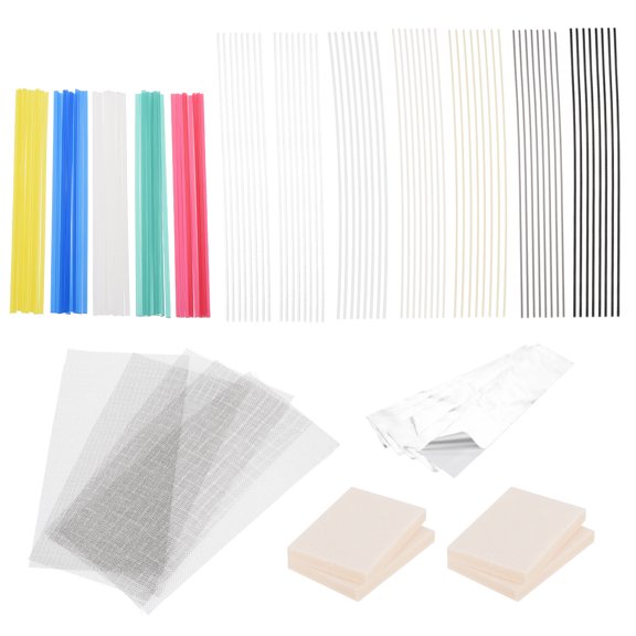 120pcs Plastic Welding Rods PU/PP/ABS/PE/TPO/PA/PC Welding Strips Welder Rods for Plastic Welder,Car Bumper