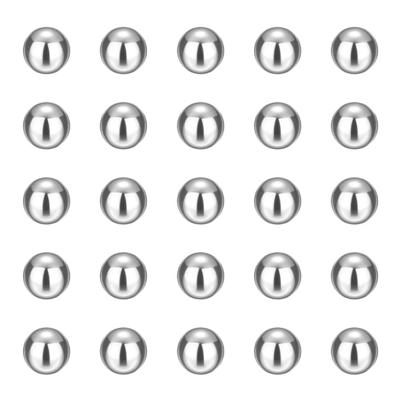 120pcs Precision Balls 11/32" Diameter G25 Solid Chrome Steel Bearing Balls