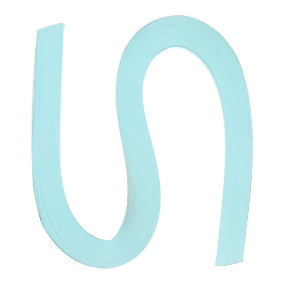 120pcs Quilling Paper Strips Paper Flowers 3/8"(10mm) Origami for Art Craft, 21"(54cm) Light Blue