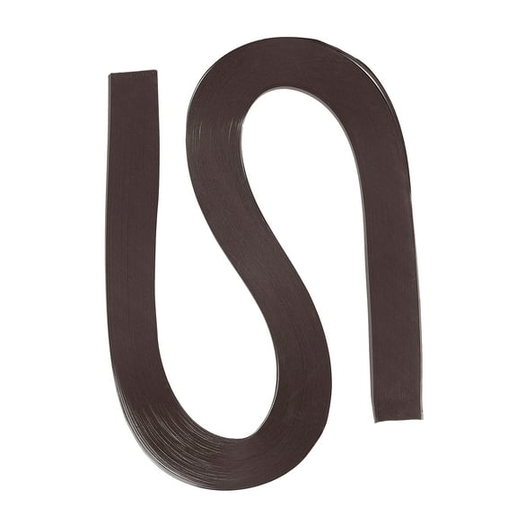 120pcs Quilling Strips Paper 3/16"(5.2mm) 21"(54cm) Origami Paper Quilling Strip for Art DIY Hand Craft Christmas, Dark Brown