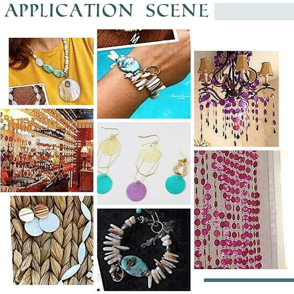 120pcs Round Shell Charms 20mm Coin Charm Natural Flat Seashells Pendant Ocean Nautical Charms Disc Heishi Beads for Summer Necklace Bracelet Earring Home Wedding Decor