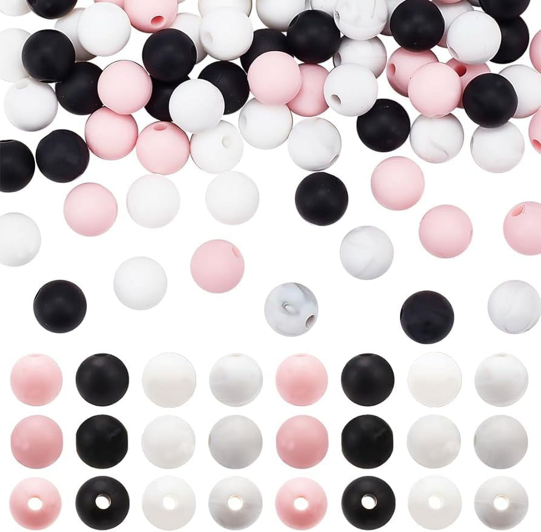 2000pcs 4mm Silver Grey Glass Seed Beads - Metallic Round Craft Beads For Jewelry Making, Includes Tweezers