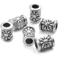 thumbnail image 1 of 120pcs Tibetan Silver Spacer Beads Charms Hollow Tube Bead for DIY Necklace Bracelets Jewelry Making Accessaries, 1 of 7