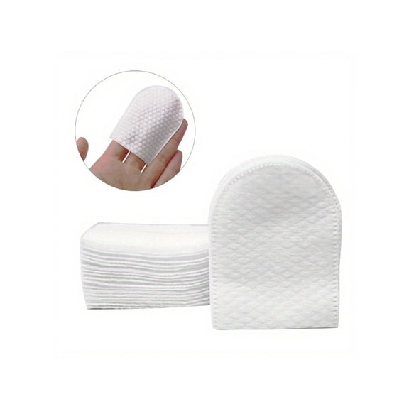 120pcs U Shaped Cleaning Pads For Face Makeup Removal Soft Pads Suitable For Face And Nails Perfect For Removing Makeup Remover Cleaning Pads