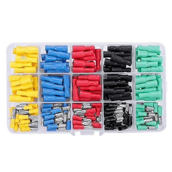 120pcs/set Wire Connectors Set Convenient & Efficient Wire Connection set Wire Terminals Set Cable Lugs Round for Car