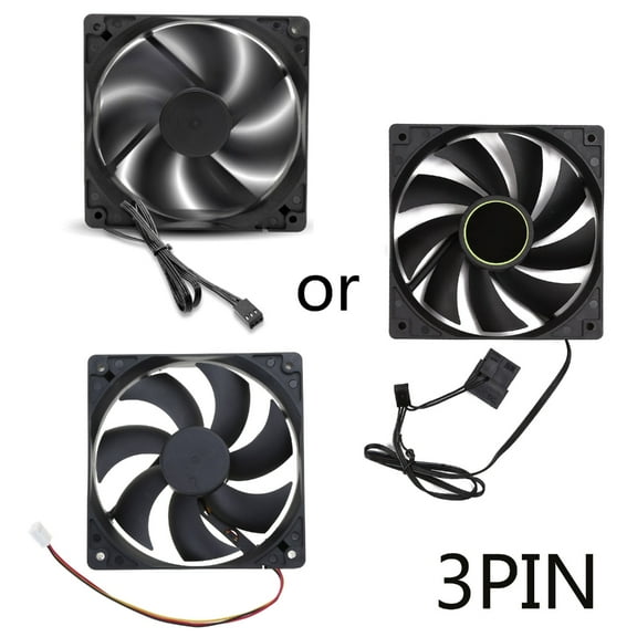 120x120x25mm 12V Large 4Pin 3Pin Computer Heatsink Radiator 12cm Cooling Fan For Chassis PC Case