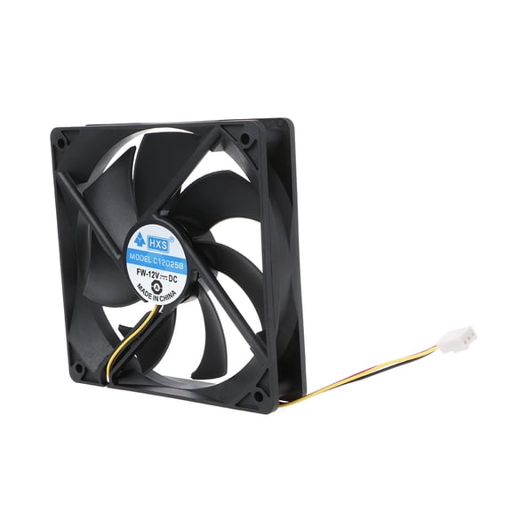 120x120x25mm for 12V 0.15A 3 Pin 7-Blade Computer for Case Cooling Fan