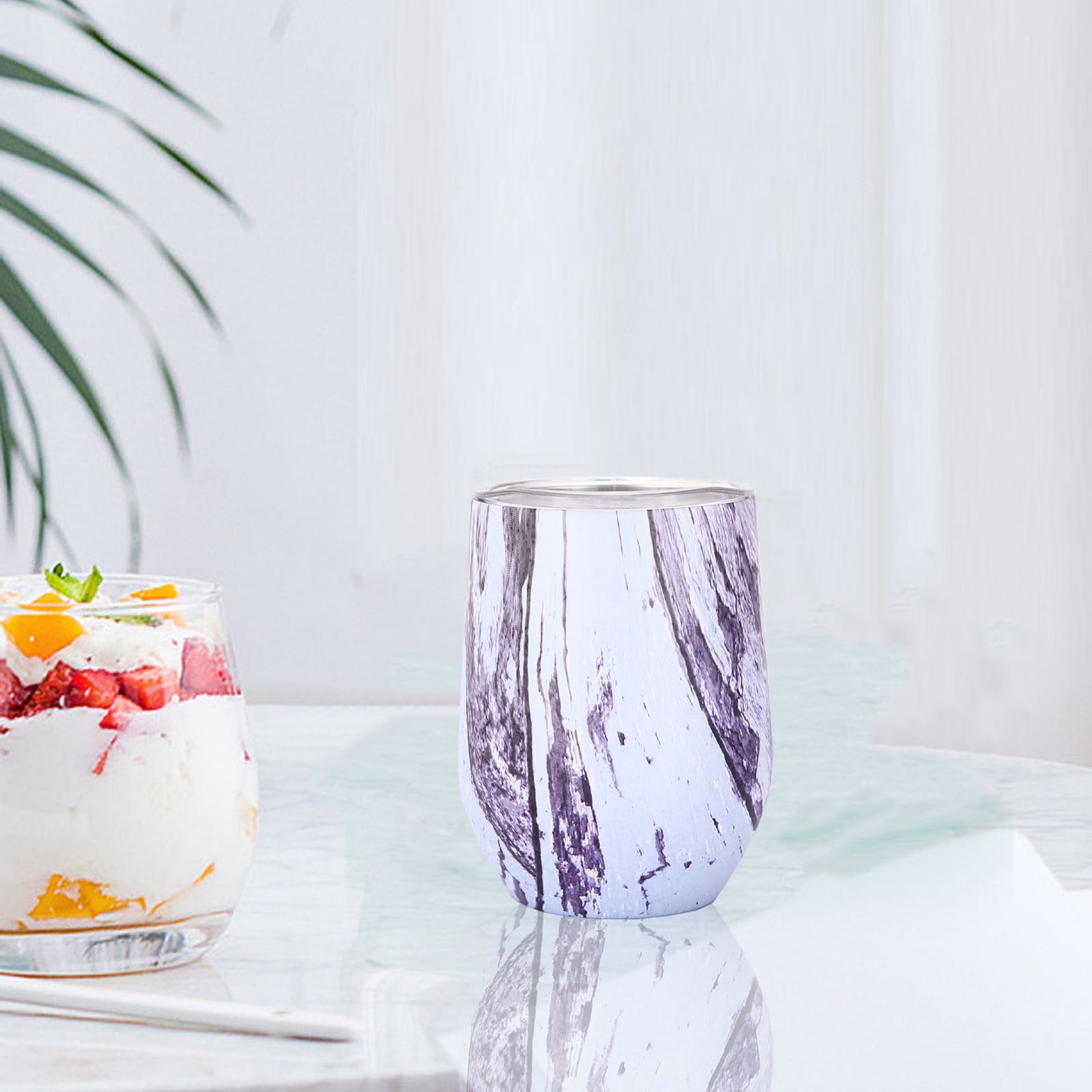 120z U Shaped Mug Double Vacuum Mini Insulated Mug 304 Stainless Steel