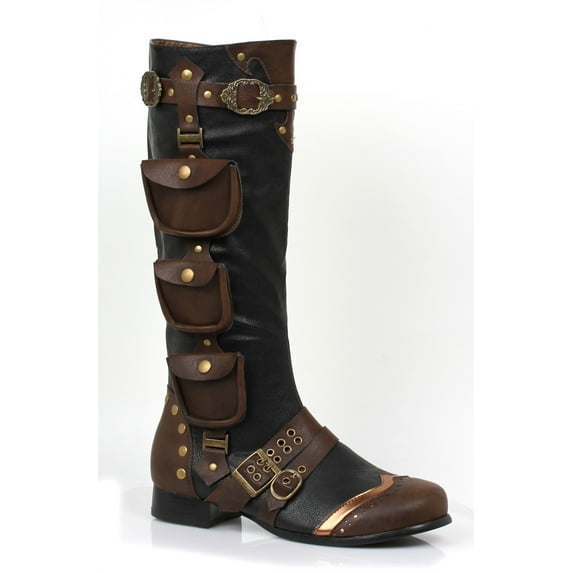 121-AMOS, 1" Heel Knee High Mens Boots