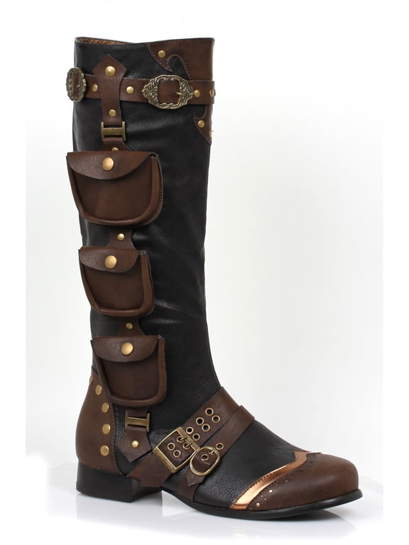 121-AMOS, 1" Heel Knee High Mens Boots