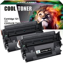 121 Black Toner Cartridge Compatible for Canon Cartridge 121 CRG121 CGR-121 imageCLASS D1620 D1650 series Laser Printer Ink (2-Pack)