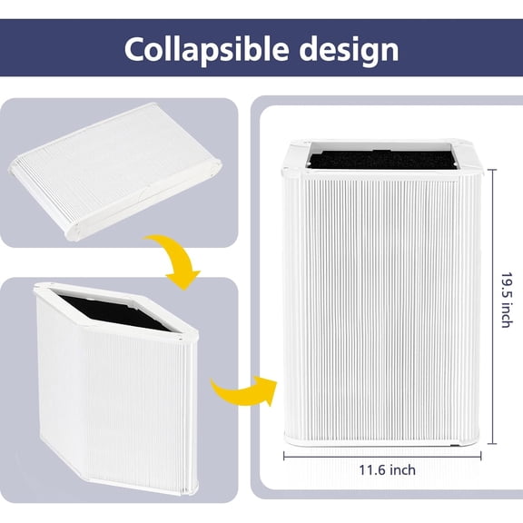 121 Replacement Filter Compatible with Blueair Blue Pure 121 Air Purifier