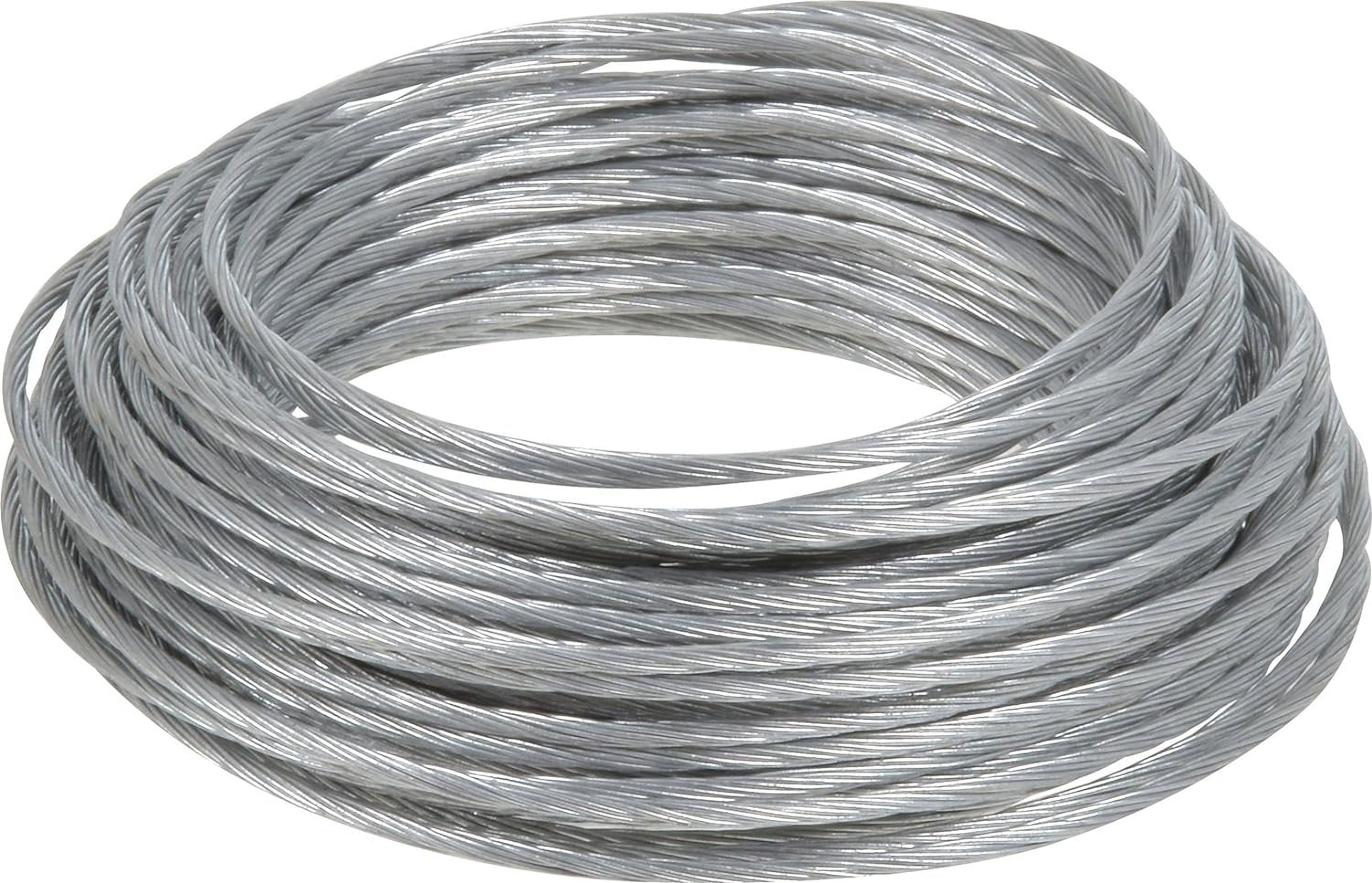 121106 Picture Hanging Wire 25ft Braided Wire for Easy Installation