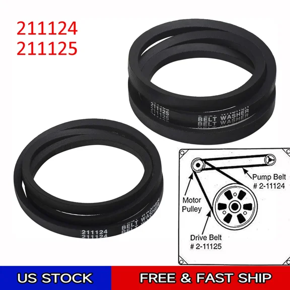 12112425 Belts For Vintage Maytag Washing Machine 2-11124 2-11125