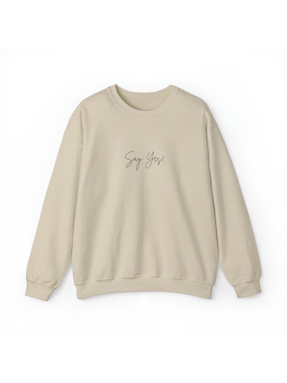 Inspirational Say Yes Tony Robbins Inspired Motivational Sweatshirt