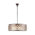 thumbnail image 1 of 1213 Madison Collection Pendant Lamp D:32in H:10.5in Lt:8 Polished Nickel Finish Royal Cut Crystal (Clear), 1 of 9