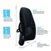 Lowback Backrest Support Obusforme Black Bagged