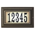 thumbnail image 1 of Edgewood Standard Lighted Address Plaque In Oil Rub Bronze Frame Color, 1 of 3