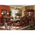thumbnail image 1 of ACME Dresden Wooden Double Pedestal Dining Table in Cherry Oak, 1 of 4