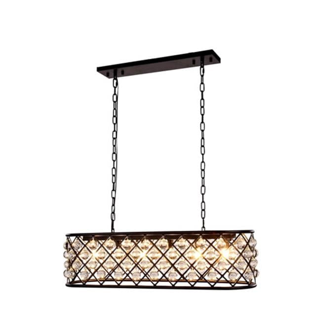 Matte Black Steel Chandelier with Clear Royal Cut Crystal