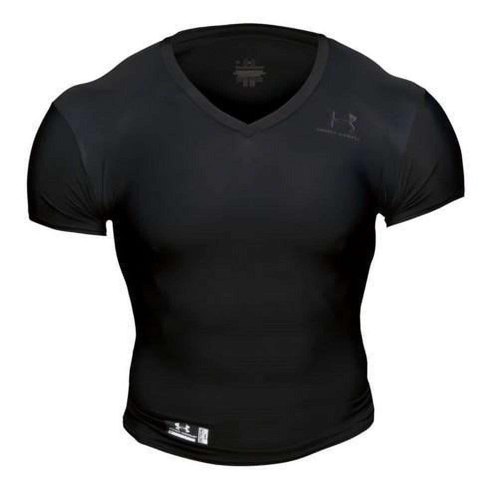 1216010 Men's Tactical HeatGear Compression V-Neck Shirt Size S-3X - image 1 of 3