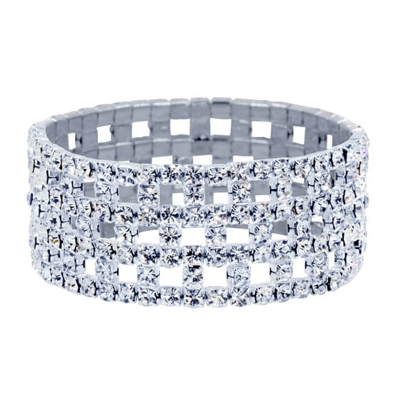 #12163 Checkerboard Stretch Bracelet