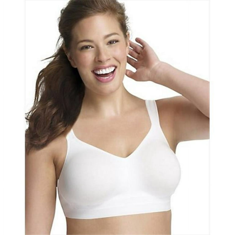 JUST MY SIZE womens Active Lifestyle Wirefree Mj1220 Bras, White, 42B US,  price tracker / tracking,  price history charts,  price  watches,  price drop alerts