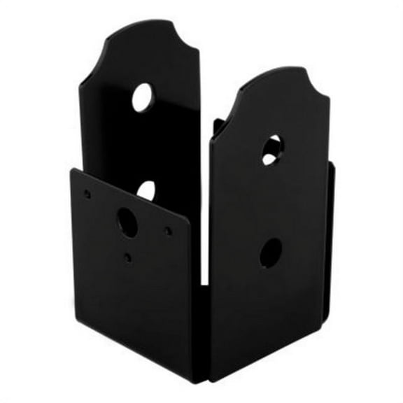 1220VP 3" x 3-9/16" x 5-5/8" Hartley Post Base - Black