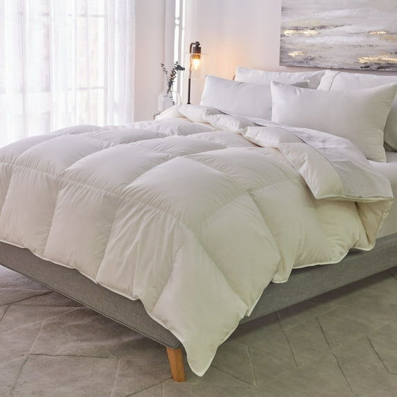 1221 Bedding Cotton Sateen Down Alternative Comforter King