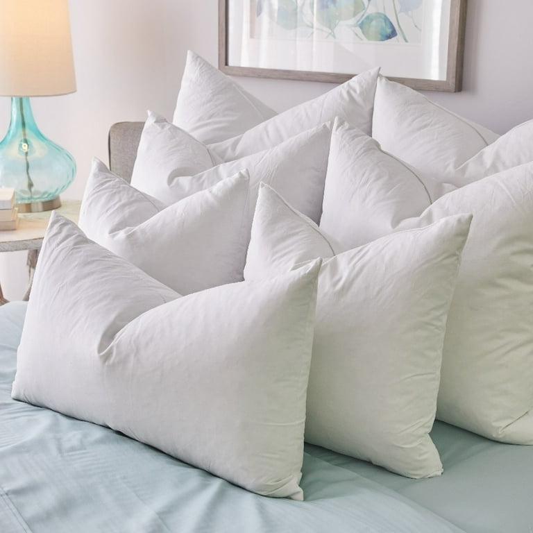 Utopia Bedding Throw Pillows Insert Pack of 2 White - 18 x 18 Inches Bed and 