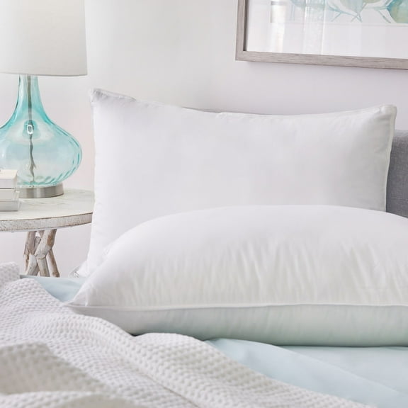 1221 Bedding Hotel Feather and Down Chamber Pillow - White King