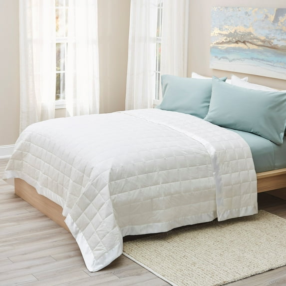 1221 Bedding Oversized Down Blanket Ivory Full Traditional