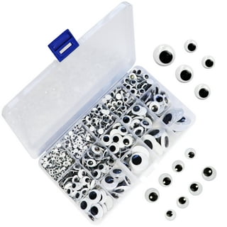 Decora 3 inch Large Sized Plastic Wiggle Googly Eyes with Self Adhesive for Crafts Set of 4