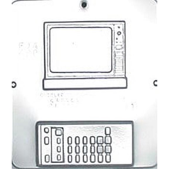 1221 TV & Remote Chocolate Candy Mold