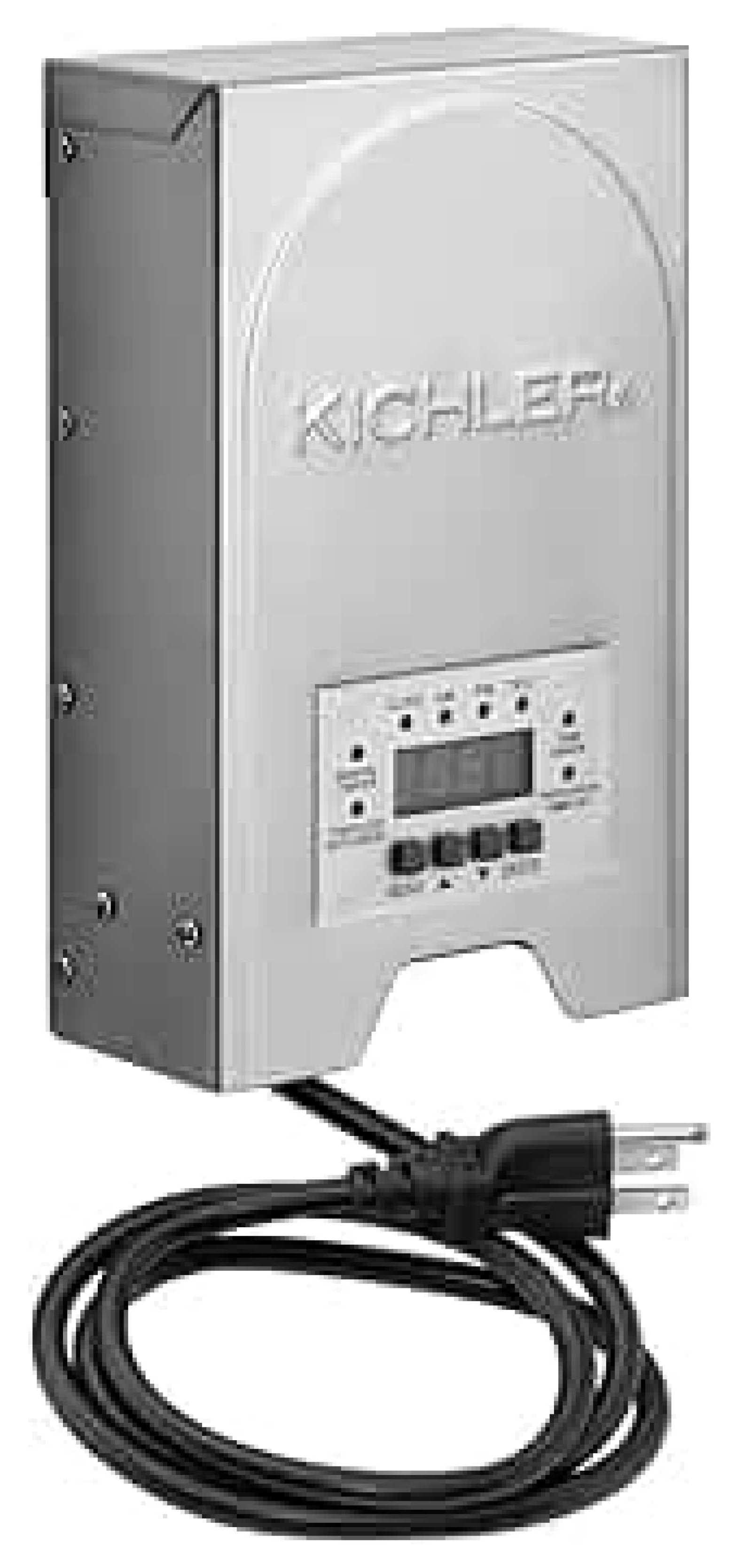 12217-200 Watt 12V/15V Multi-Tap Low Voltage Outdoor Landscape Transformer with Digital Timer and Built in Protector - Weatherproof