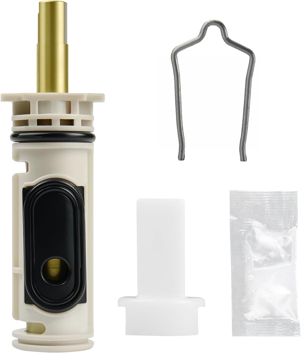 1222 Repair kit Replacement for Moen Single Handle Posi Temp Cartridge, Compatible with Moen Bathtub & Shower Faucet, Durable Brass & Plastic Construction
