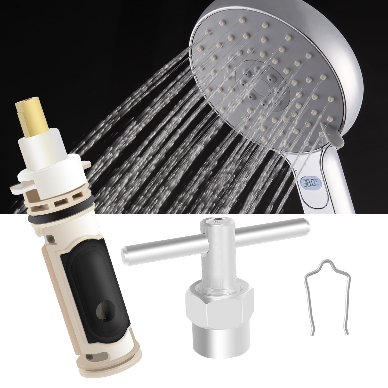 1222 Replacement Cartridge with Removal Tool and Retainer Clip Leak
