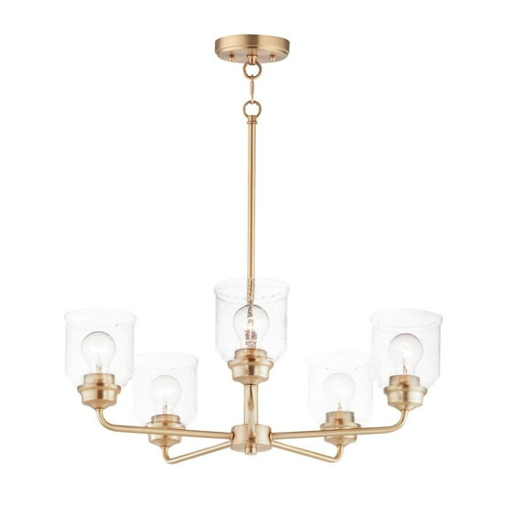 12266CDHR Maxim Lighting Acadia - 5 Light Chandelier -Traditional Installation