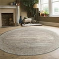 thumbnail image 1 of 1229-1005-BEIGE 5 ft. 3 in. Davide Round Area Rug - Beige, 1 of 1
