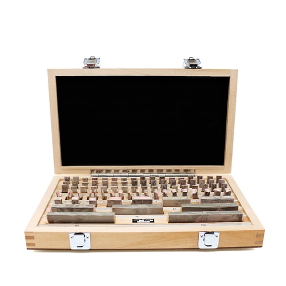 122Pcs/Set 1 Grade 0 Grade Inspection Block Gauge Test Caliper Blocks Measurement Instruments ,Durable Construction