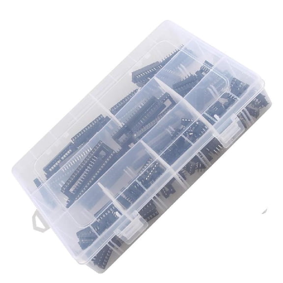 122pcs 2.54mm DIP IC Socket Board Adapter for Educational and Repair Use