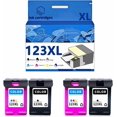 thumbnail image 1 of 123 123XL F6V19AE F6V18AE Ink Cartridges Compatible for 1110 1111 1112 2130 2132 2134 3830 3831 3832 3834 Printers, Leak-Proof Design Crisp Printing, Home & Office Use, 1 of 7
