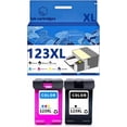 thumbnail image 1 of 123 123XL F6V19AE F6V18AE Ink Cartridges Compatible for 1110 1111 1112 2130 2132 2134 3830 3831 3832 3834 Printers, Leak-Proof Design Crisp Printing, Home & Office Use, 1 of 7