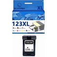 thumbnail image 1 of 123 123XL F6V19AE F6V18AE Ink Cartridges Compatible for 1110 1111 1112 2130 2132 2134 3830 3831 3832 3834 Printers, Leak-Proof Design Crisp Printing, Home & Office Use, 1 of 7