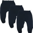 thumbnail image 1 of 123 Bear Cotton Spandex Baby Pants with feet / Baby leggings with footies 3 Pack, 1 of 4